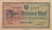 Germany 2 000 000 mark - City of Langquaid - Serial 1 - 1923