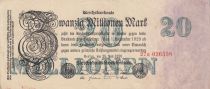 Germany 20 millionen mark - Reichsbanknote - Serial 27K - 1923