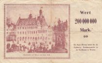 Germany 200 Millionen Mark - State of Worms - 06-11-1923 - Number 051661