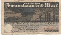 Germany 20000 Mark - State of Gladbach - Serial G - 1923