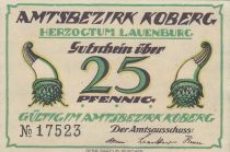 Germany 25 Pfennig - Koberg - Number 17523 - 1921