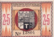 Germany 25 Pfennig - Steinfeld - Notgeld - 1920