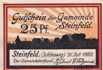 Germany 25 Pfennig - Steinfeld - Notgeld - 1920