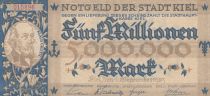 Germany 5 000 000 mark - City of Kiel - Number 15896  - 1923