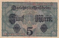 Germany 5 Mark - Woman, crown - 1917 - Serial O - P.56b