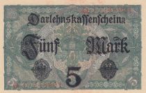 Germany 5 Mark - Woman, crown - 1917 - Serial Q - P.56b