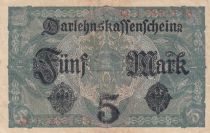 Germany 5 Mark - Woman, crown - 1917 - Serial Q - P.56b