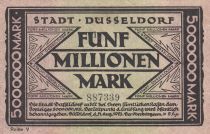 Germany 5 millionen Mark - City of Dusseldorf - Number 887339 - 1923