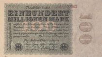 Germany 5 millionen mark - Reichsbanknote - Serial 13Z - 1923