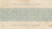 Germany 5 Millionen Mark - State of Dresden - Reihe C- 25-08-1923 - Number 79726