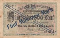 Germany 5 millionnen mark - Aniline and Soda Fabrik - Number 621542 - 1922