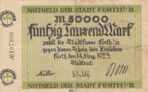 Germany 50 000 Mark - City of Furth - Number 107996 - 1923