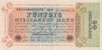 Germany 50 Milliarden Mark  - Reichsbanknote 1923 - Serial UB 20 - * 095618