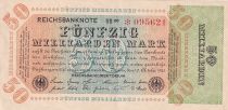 Germany 50 Milliarden Mark  - Reichsbanknote 1923 - Serial UB 20 - * 095621