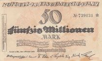 Germany 50 millionen Mark - City of Pfalz - Number 739131 - 1923