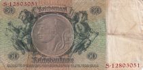 Germany 50 Reichsmark - David Hansemann - 1933 - Serial S