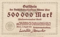 Germany 500 000 Mark - City of Karlsruhe - Weiman\'s republic - 1923