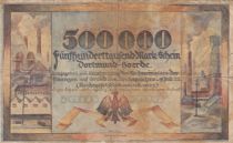 Germany 500 000 Mark - State of Dortmund - Serial C - 1923