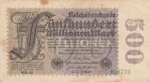 Germany 500 millionen Mark - Reichsbanknote - Serial WB-31 - 1923