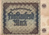 Germany 5000 Mark  - Portrait Marchand Imhof- Serial K-B - 1922