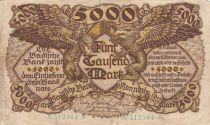 Germany 5000 Mark - City of Mannheim - Number 512504 - 1922