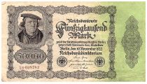 Germany 50000 Mark Burgermaster Brauweiler - 1922 Serial 1M.