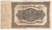 Germany 50000 Mark Burgermaster Brauweiler - 1922 Serial 20.P