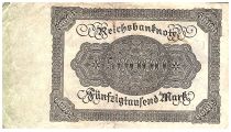 Germany 50000 Mark Burgermaster Brauweiler - 1922 Serial A