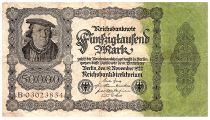 Germany 50000 Mark Burgermaster Brauweiler - 1922 Serial B