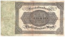 Germany 50000 Mark Burgermaster Brauweiler - 1922 Serial B