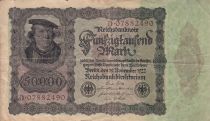 Germany 50000 Mark Burgermaster Brauweiler - 1922 Serial D.07