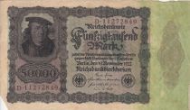 Germany 50000 Mark Burgermaster Brauweiler - 1922 Serial D.11