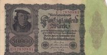 Germany 50000 Mark Burgermaster Brauweiler - 1922 Serial E.12