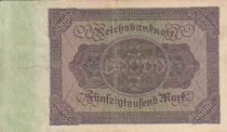 Germany 50000 Mark Burgermaster Brauweiler - 1922 Serial E.14