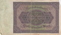 Germany 50000 Mark Burgermaster Brauweiler - 1922 Serial F.00