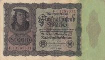 Germany 50000 Mark Burgermaster Brauweiler - 1922 Serial F.13