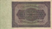 Germany 50000 Mark Burgermaster Brauweiler - 1922 Serial F.13