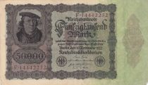 Germany 50000 Mark Burgermaster Brauweiler - 1922 Serial F.14