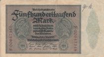 Germany 500000 Mark - Man with Jacobite cap - 1923 - Serial F.00