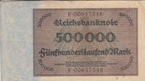 Germany 500000 Mark - Man with Jacobite cap - 1923 - Serial F.00