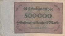 Germany 500000 Mark - Man with Jacobite cap - 1923 - Serial H.16