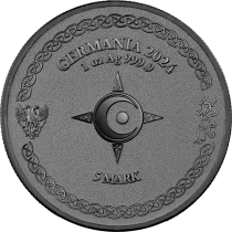 Germany Hati - 5 Marks Silver Ruthénium Germania 2024 (Ragnarök)