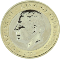 Gibraltar 2 Pounds - Charles III - Noël - 2024