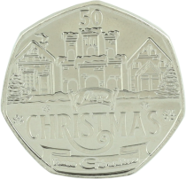 Gibraltar 50 Pence - Charles III - Noël - 2024