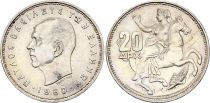 Grèce 20 Drachmai - Paul I - 1960