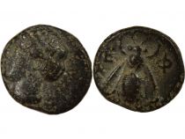 Greece (Ionie) Ionia, Ephesus - 1/4 Unit, AE- IIIth Century BC