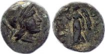 Greece (Seleucid Kingdom) Antiochos II - Double Unité - 261 / 246 Av JC Sardes Contremarqué