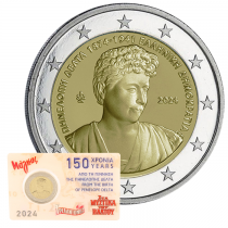 Greece 2 Euros Commémo. 2024 BU red version - 150 years of Penelope Delta