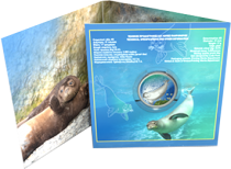 Greece 5 Euros 2024 BU Color - Mediterranean monk seal