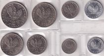 Greece Set of 8 Coins - 1967-1973